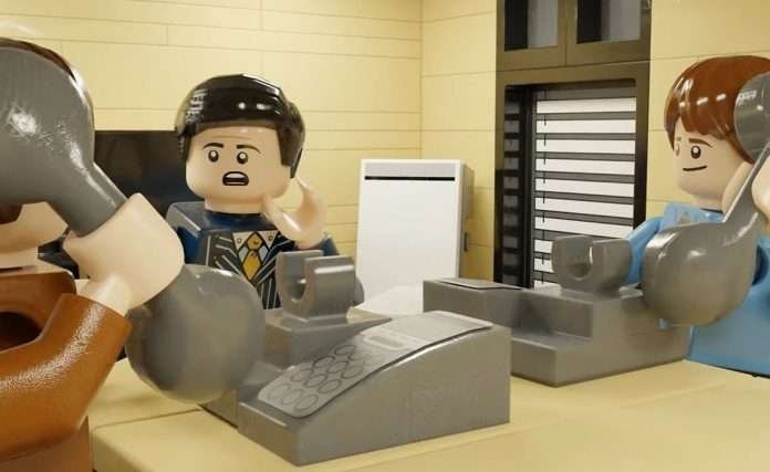 The Office: La scena esilarante tra Jim e Dwight viene ricreata perfettamente con LEGO