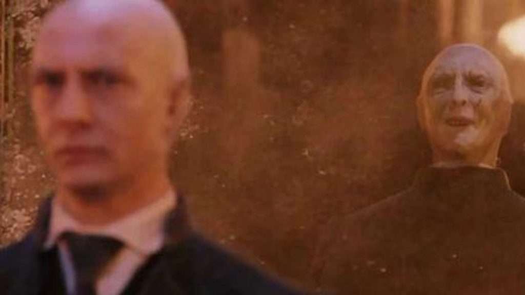 Voldemort dietro la testa del professor Quirrell